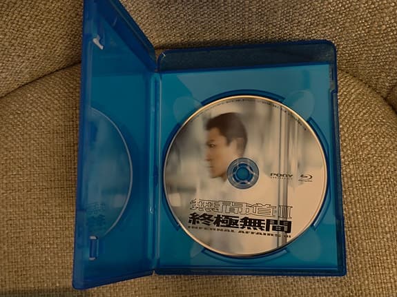 Infernal Affairs original Asian edition bluray trilogy