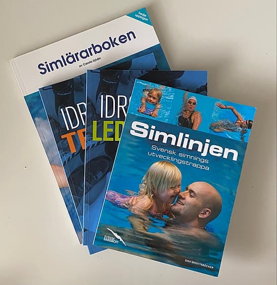 Kurslitteratur simning lärare – Simlinjen och Simlärarboken