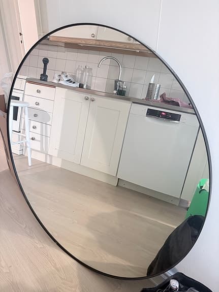 LINDBYN - IKEA rund spegel 110 cm