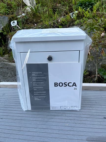 Bosca 35 postlåda vit