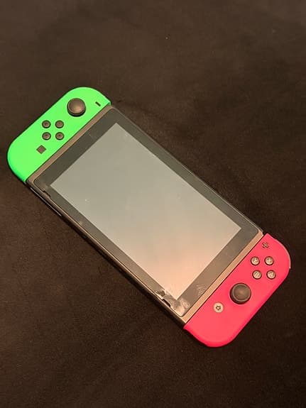 Nintendo Switch spelkonsol neonröd/neongrön