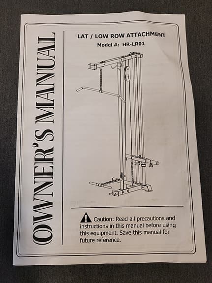 Master Lat/Row till XT5 / XT6 / XT8 – Nära nyskick