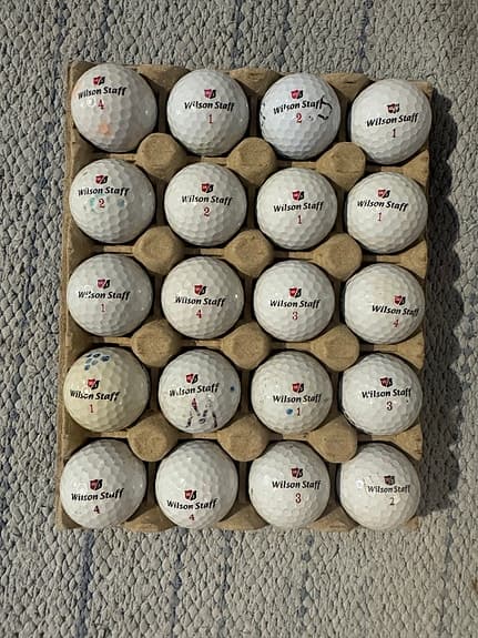 Wilson Staff DX 2 Soft golfbollar 20-pack