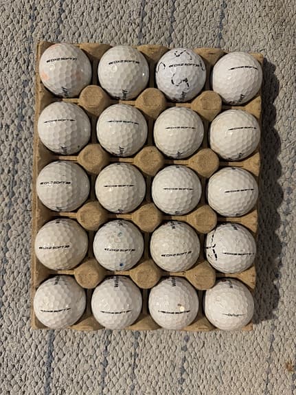 Wilson Staff DX 2 Soft golfbollar 20-pack