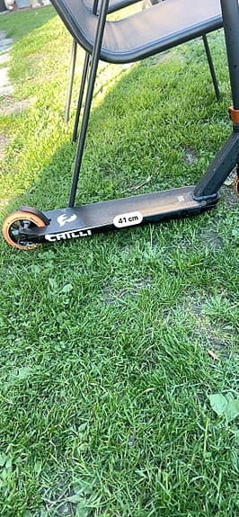 Chilli Pro Base Stunt-Scooter park-(Bas S H = 79cm svart/orang