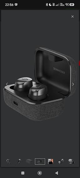 Sennheiser Momentum TW4 Grafit (oöppnade inkl. kvitto)