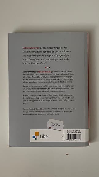 Vetenskapsteori för nybörjare – Torsten Thurén, kurslitteratur