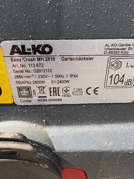AL-KO Easy Crush MH 2810 kompostkvarn