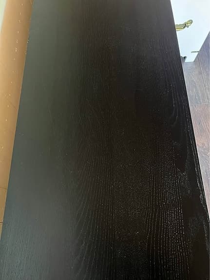 IKEA svart byrå med 6 lådor