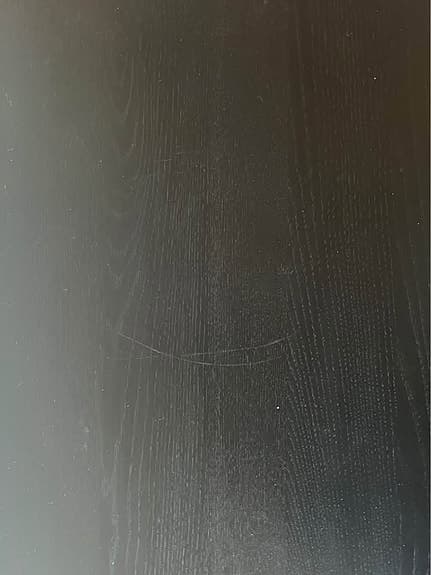 IKEA svart byrå med 6 lådor