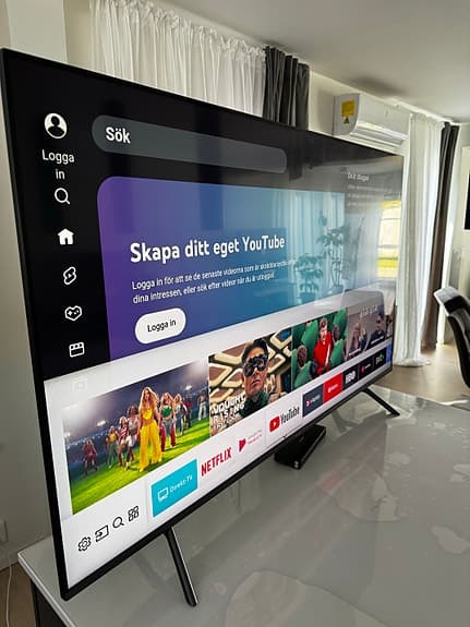 Samsung 55” Smart TV 4K UHD Modell: UE55MU7055