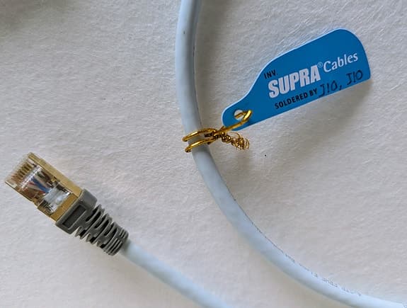 Supra CAT8 Ethernet-kabel - 4 m
