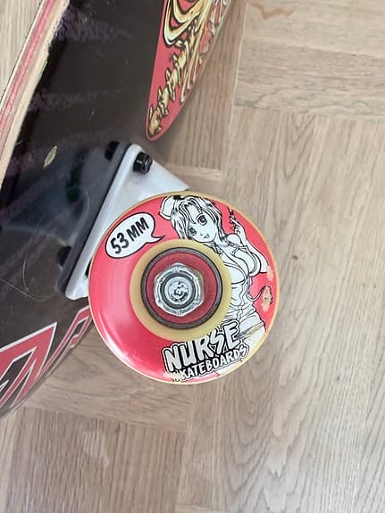 Skateboard 53 mm hjul