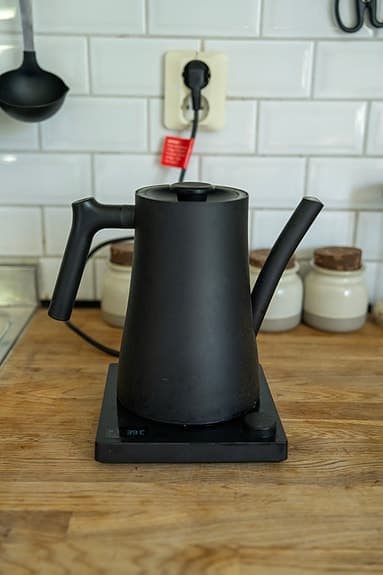 Elektrisk vattenkokare med temperaturkontroll