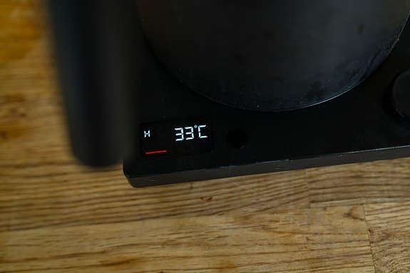 Elektrisk vattenkokare med temperaturkontroll