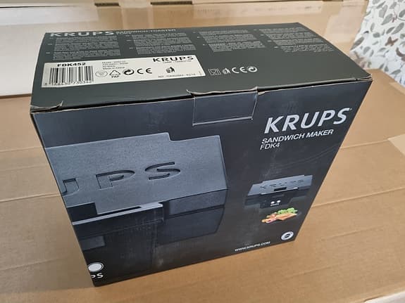 Krups FDK4 smörgåsgrill svart