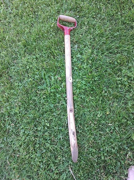Träskaft (spade).