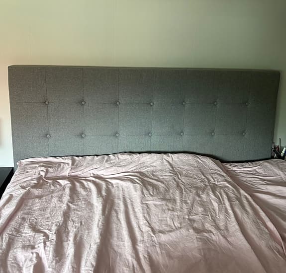 Sänggavel grå 180 cm
