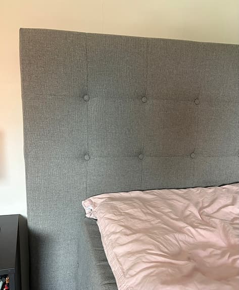 Sänggavel grå 180 cm