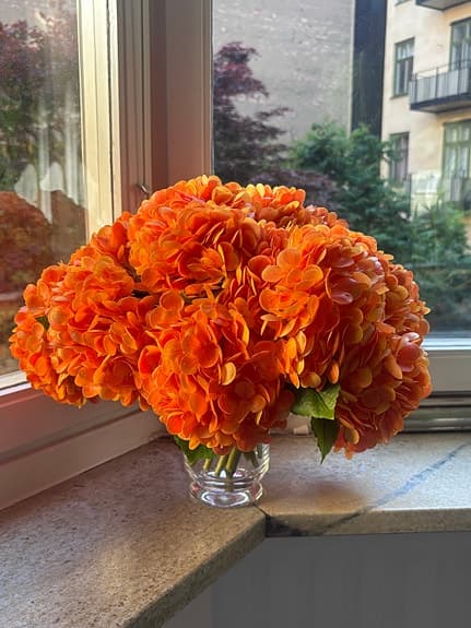 Hortensia konstgjort blomma 20 st