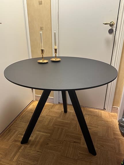 Svart HAY CPH20 round 90 cm