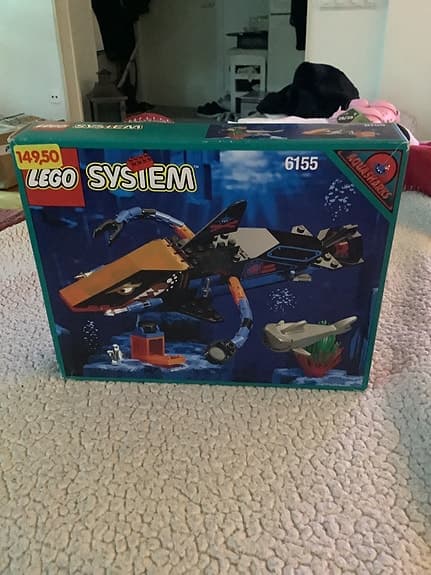 Lego System 6155 Deep sea predator undervattensset med ubåt och figur