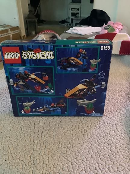 Lego System 6155 Deep sea predator undervattensset med ubåt och figur