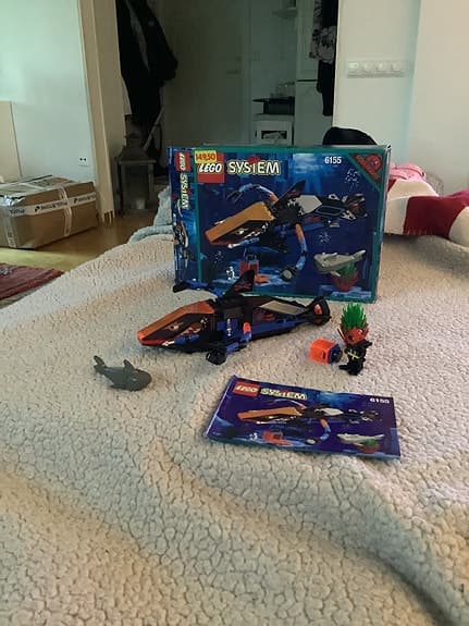 Lego System 6155 Deep sea predator undervattensset med ubåt och figur