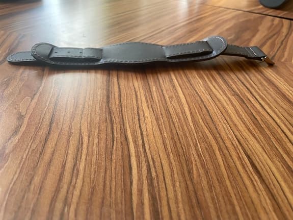Brunt läderarmband unisex till klocka