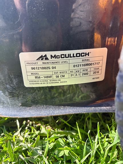 McCulloch M554-140WF 56 cm