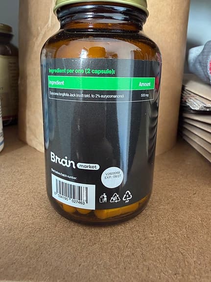 Tongkat Ali 500 mg, 60 caps