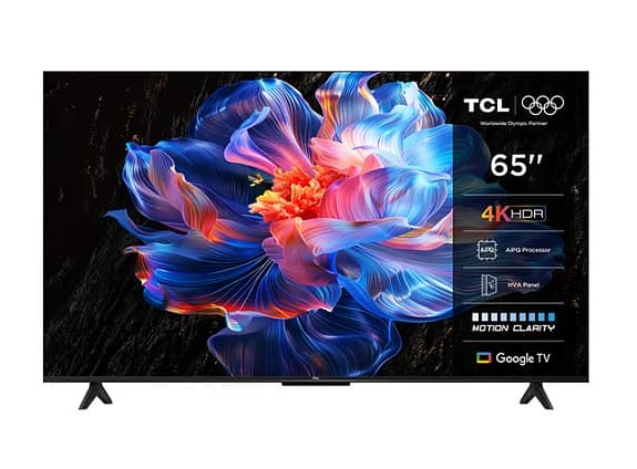 TCL 65V6C 65'' 4K Oöppnad kartong.