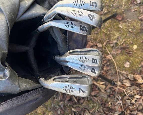 Top-Flite järnset golfklubbor 4–9 + P
