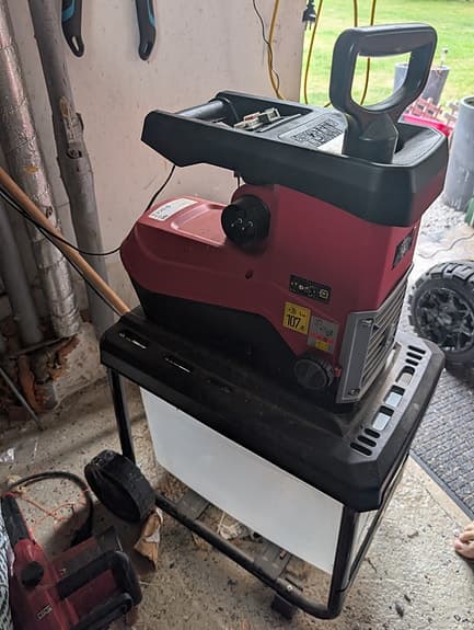 Meec Tools kompostkvarn röd