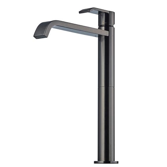 Tapwell VIC081 badrumsblandare hög Borstad Black Chrome - Helt ny i kartong
