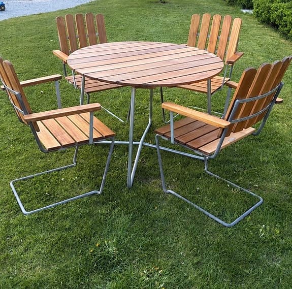 Grythyttan Teak - komplett matgrupp