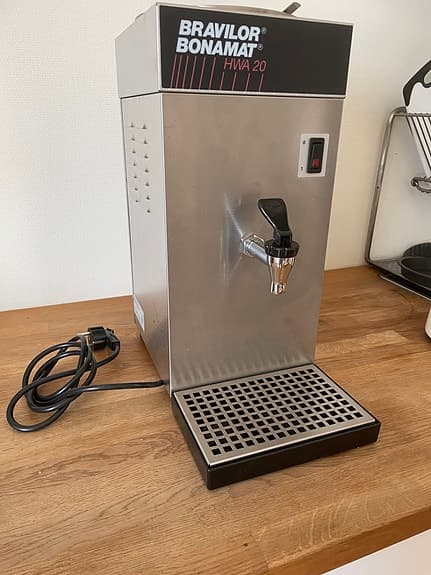 Bravilor Bonamat HWA 20 vattenkokare, varmvattenautomat rostfri. Tevattenkokare.