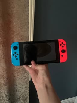 Nintendo Switch konsol neon blå/röd