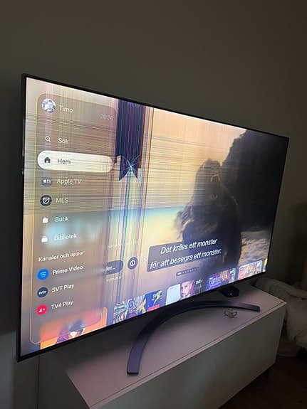 LG TV 65" 8k defekt