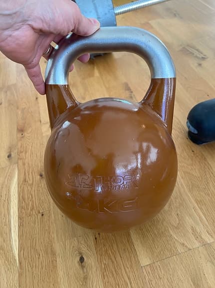 Thor kettlebell 14 kg brun