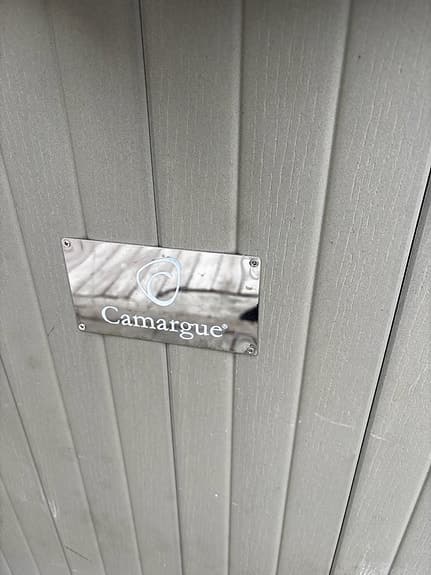 Camargue spabad utomhus grå