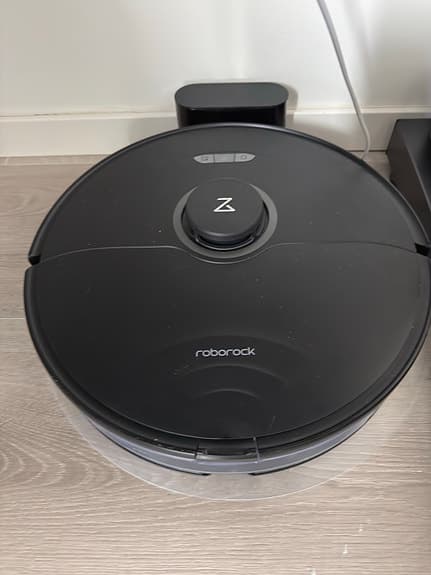 Roborock robotdammsugare svart