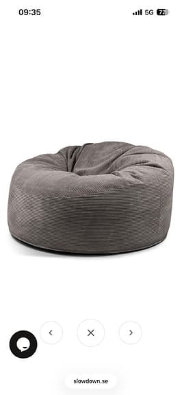 Slowdown sittpuff/fåtölj 135cm