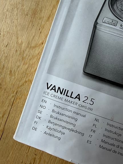 Wilfa Vanilla 2.5 glassmaskin rostfri