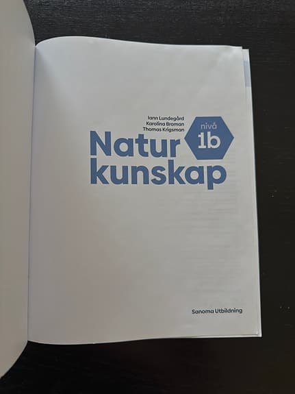 Naturkunskap 1b