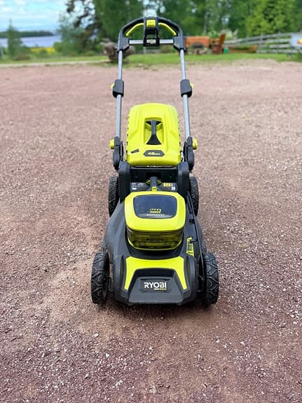 Ryobi RLM18X41H40 batterigräsklippare grön utan batteri