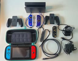 Nintendo Switch med tillbehör