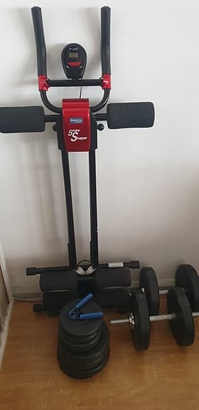 magmaskin och hantlar