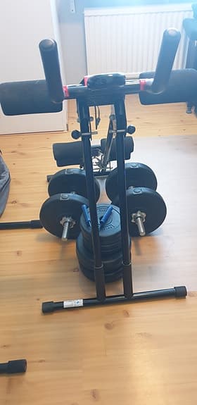 magmaskin och hantlar