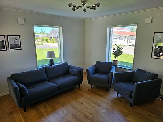 Mio Winston soffgrupp. 3-sitssoffa + 2 fåtöljer – Loft Graphite